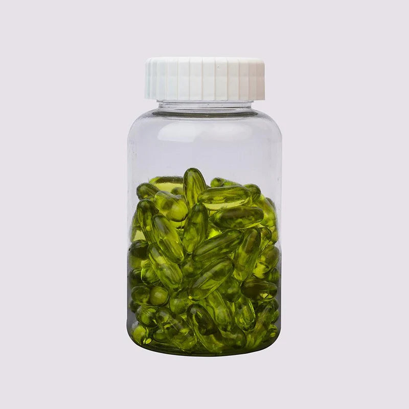 Vitamin E capsules with aloe vera